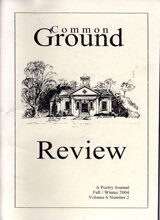 Common Ground Review Cover - Volume 6 Issue 2